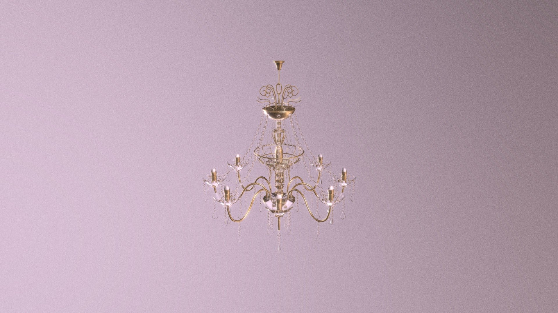 chandelier - 3D model by m.ryoga0123 3d model