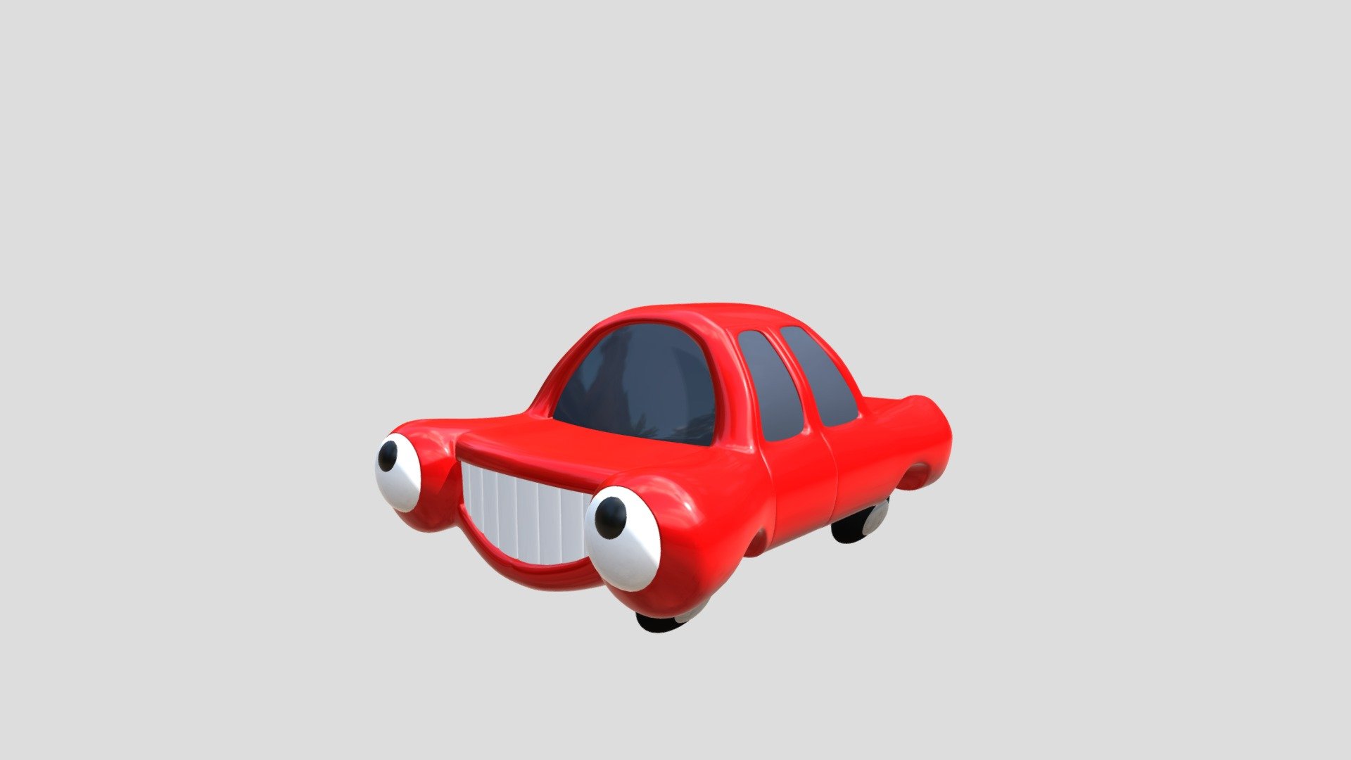 3 d model cartoon car - cartoon car - Download Free 3D model by pat460 3d model