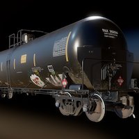 TrinityRail 31,700 Gallon Tank Car rail, railroad, trucks, ndo, quixel, ddo, tank, megascans, railcar, car