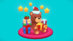 Teddy Bear. Merry Christmas