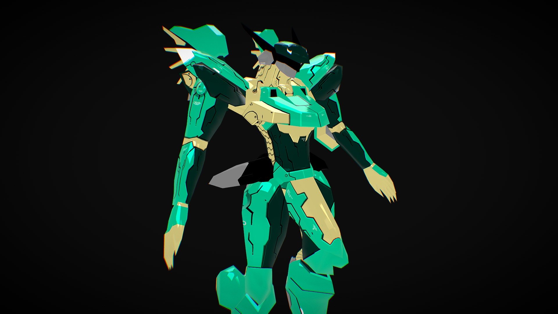 This is my jehuty fanart based off the model from the game. It is is currently a work in progress 3d model