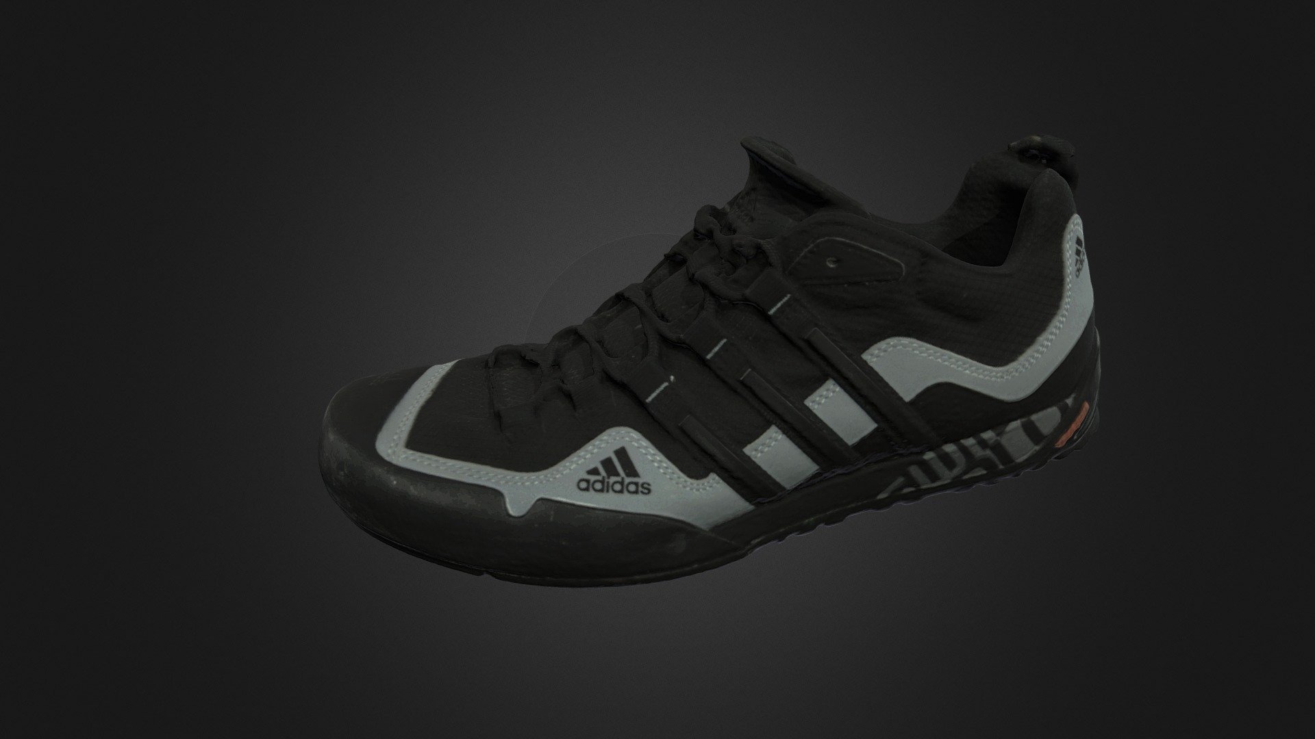A medium quality scan of a Adidas terrex Trailrunning sneaker, left side. Just a outside scan, no inside data is provided 3d model
