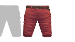 Cartoon High Poly Subdivision  Shorts Red body, volume, red, toon, dressing, avatar, cloth, shirt, fashion, shorts, clothes, torso, baked, subdivision, collar, sweater, mens, stitch, boobs, cuff, rivet, sleeve, colorful, sweatshirt, diffuse-only, models3d, blouse, baked-textures, pullover, pleats, outerwear, dressing-room, dressingroom, cartoon, texture, model, man, textured, clothing, "hand", "highpoly", "color-palettes"