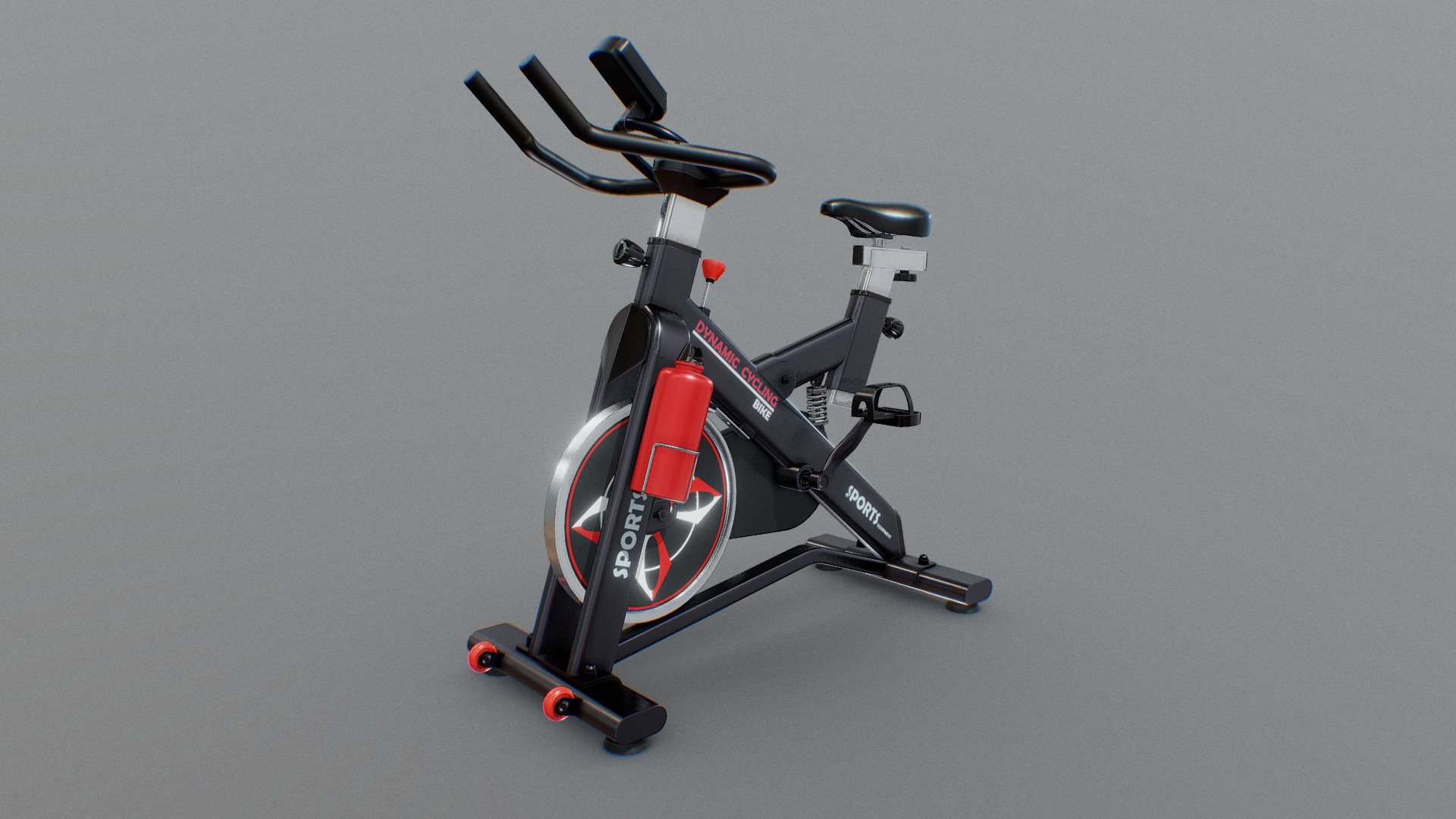 Created by American personal trainer and extreme athlete John NYG in the 1980s, it is a unique and dynamic indoor bicycle training course combining music and visual effects.

After overcoming all the shortcomings of outdoor driving, due to the improvement of technology, the sport is easy to learn and becomes an aerobic exercise that can exercise the whole body 3d model