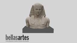 Egyptian Antinous cultural, heritage, patrimonio, classic, escultura, fotogrametria, antinous, egyptian-sculpture, egyptian-culture, photogrammetry, blender, sculpture
