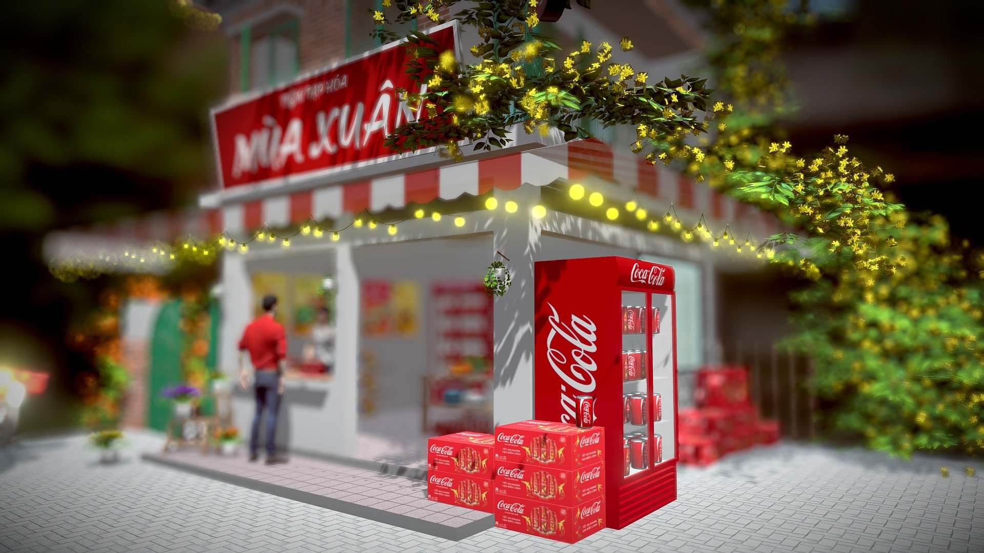 Convenience Store - 3D model by lectgk 3d model