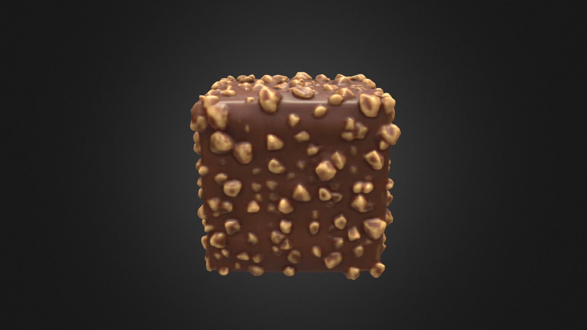Chocolate ball PBR - Chocolate_ball - 3D model by ikQue 3d model