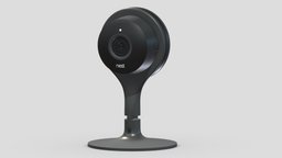 Google Nest Security Camera Cam Indoor google, device, system, vray, nest, private, tools, security, safe, smart, monitor, protection, alarm, view, cctv, record, camera, safety, cam, protect, iq, 3d, house, home, watch, video, industrial