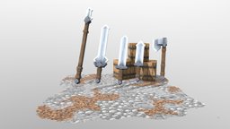 [ MC ] Item : Medieval Weapon medieval, fantasyweapon, blockbench, medievalweapons, minecraft-models, weapon, minecraft, weapons, fantasy