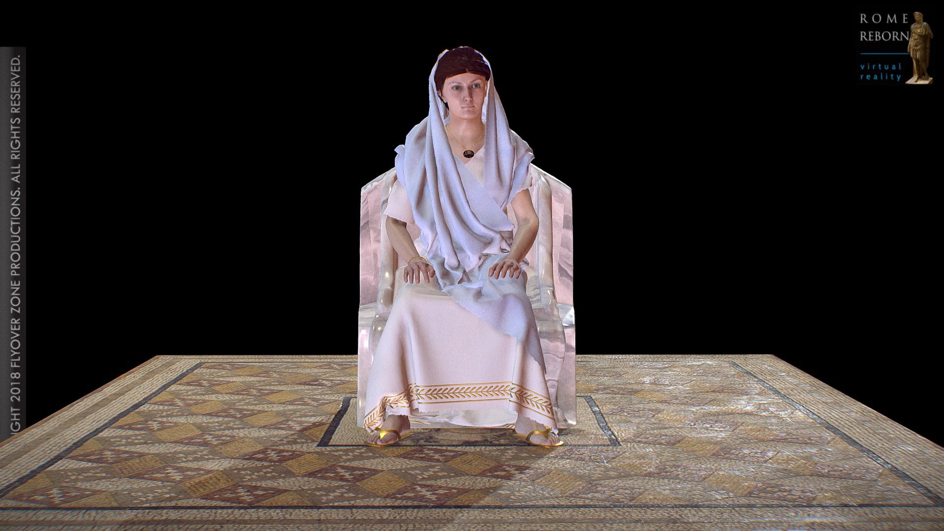 Sabina Hadrian's wife - 3D model by Flyover Zone (@FlyoverZone) 3d model
