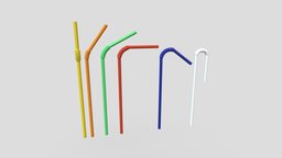 Drinking Straw Pack bar, drink, food, cocktail, pipe, kids, cap, coffee, household, fun, children, pub, lid, cover, party, cola, beverage, soda, water, juice, kitchenware, takeaway, slice, disposable, glass, cup, container, plastic, noai