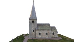 Medieval Church of Skälvum, Sweden 3d-scan, medieval, sweden, romanesque, scandinavia, abside, metashape, agisoft, photogrammetry, church, othelric