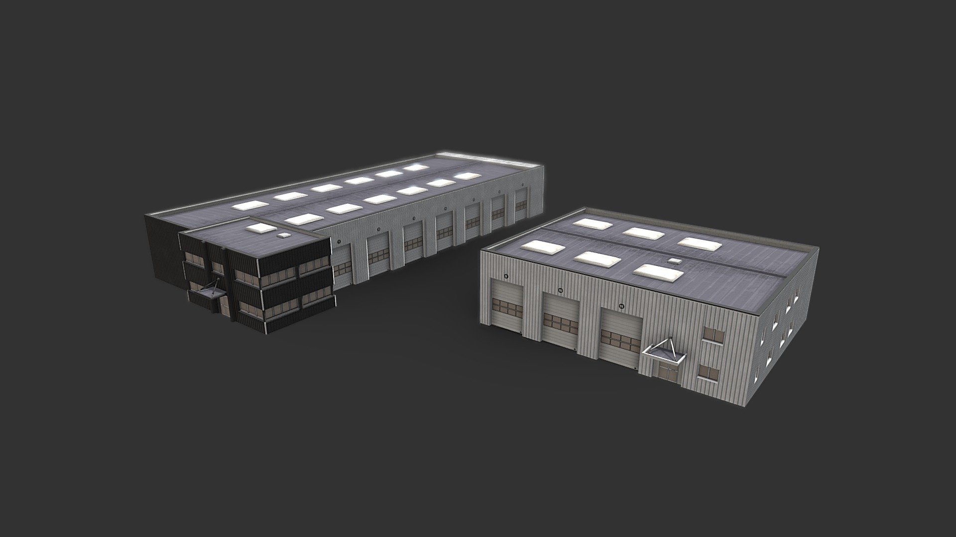 Asset for Cities:Skylines
https://steamcommunity.com/sharedfiles/filedetails/?id=2887759579 - Warehouse 01 Set - Buy Royalty Free 3D model by Gruny (@grunystudio) 3d model