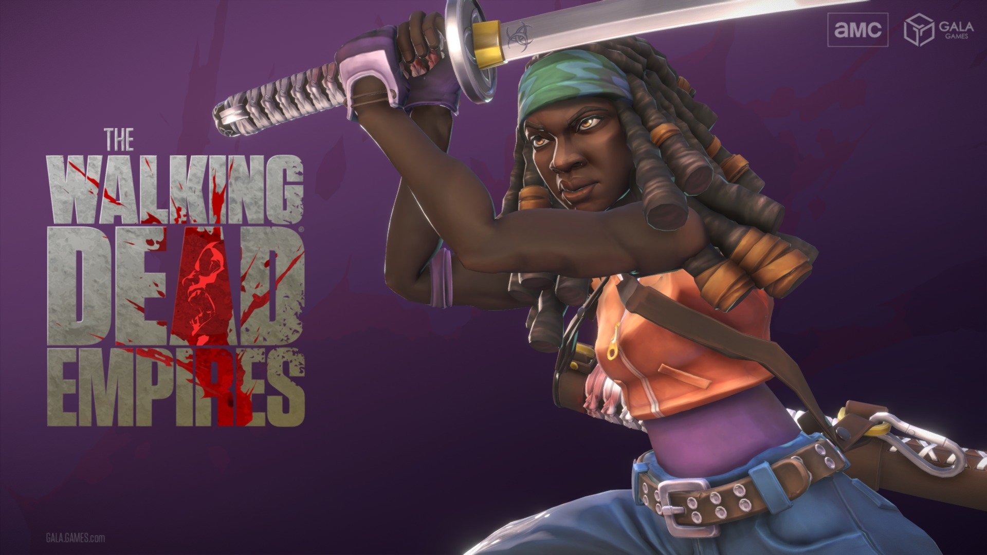 Come and play in the world of the Walking Dead Empires! A new MMO from Gala Games. Get your NFT’s while supplies last, or just join in on the carnage and build your empire. (Free to play). Fan favorite Michonne has her Katana ready!!!

Pre Alpha beta coming soon, check out info at - gala.games - The Walking Dead Empires: Michonne - 3D model by emberk2 3d model