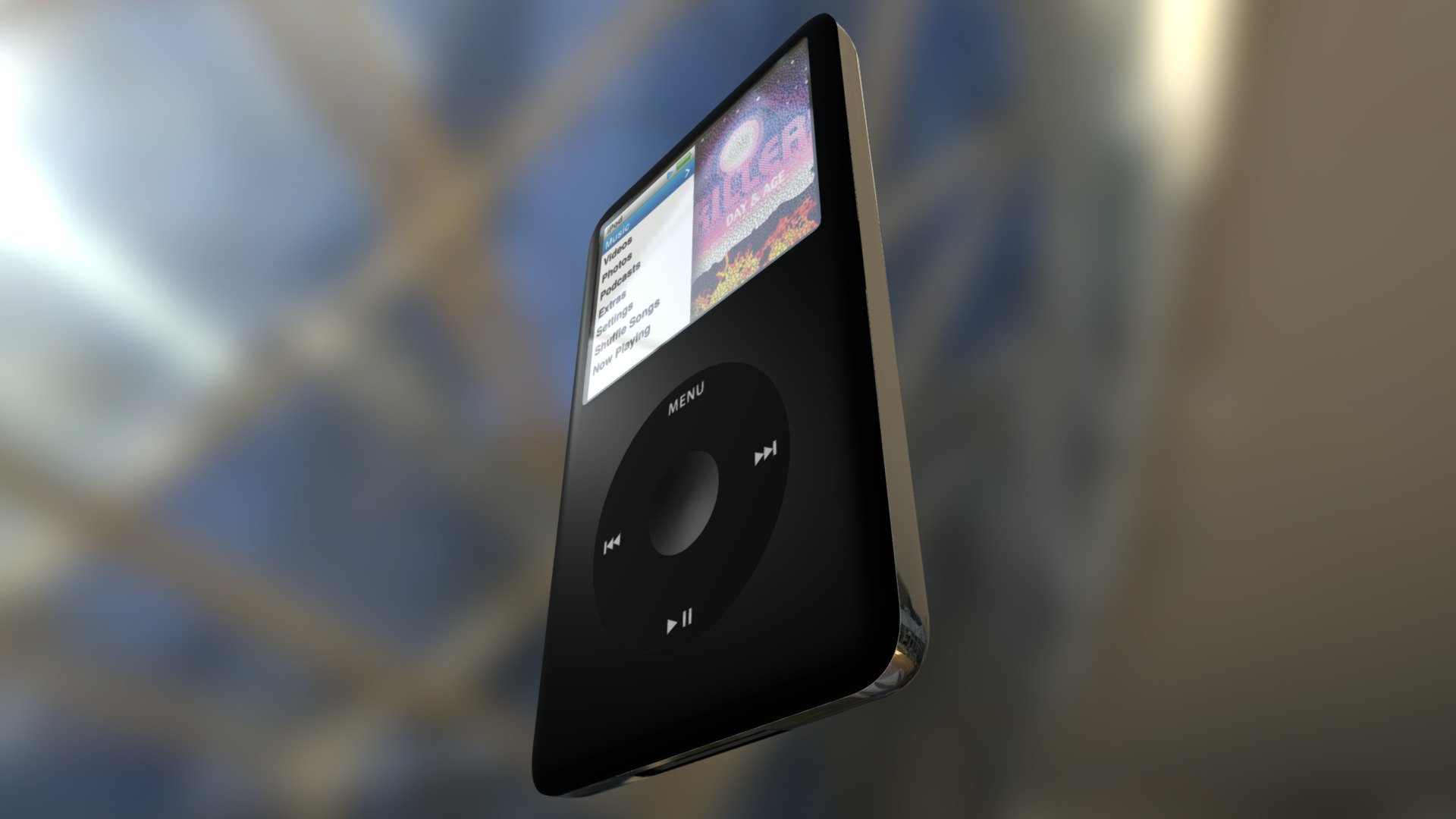 A iPod Classic 80GB modelled in production quality for Web, AR &amp; VR - iPod Classic High Quality Production Model - Buy Royalty Free 3D model by Vendetti 3d model
