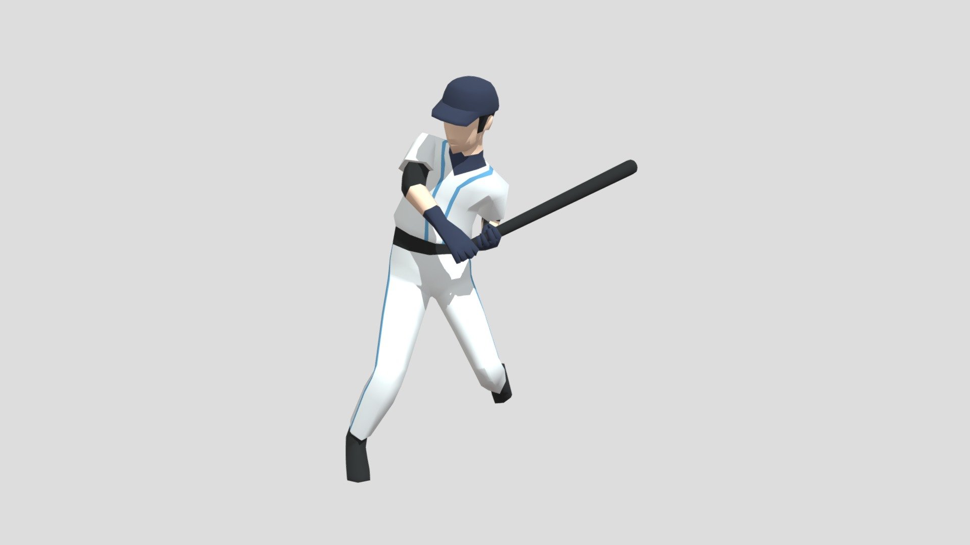 Casual Character Model - 05 Baseball Player - Buy Royalty Free 3D model by kieartist 3d model