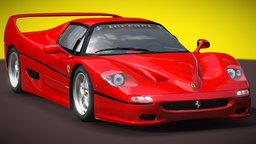 Ferrari F50. TURBO Super 433 Remastered Scene