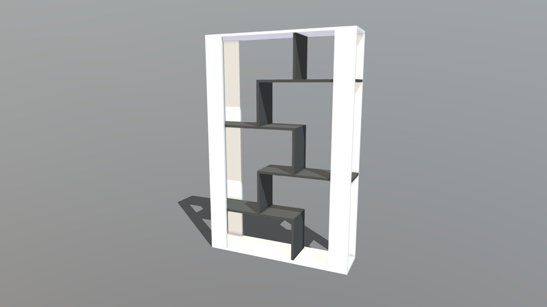 Rack Book Shelf for free download - Rack Book Shelf - Download Free 3D model by zainab144 3d model