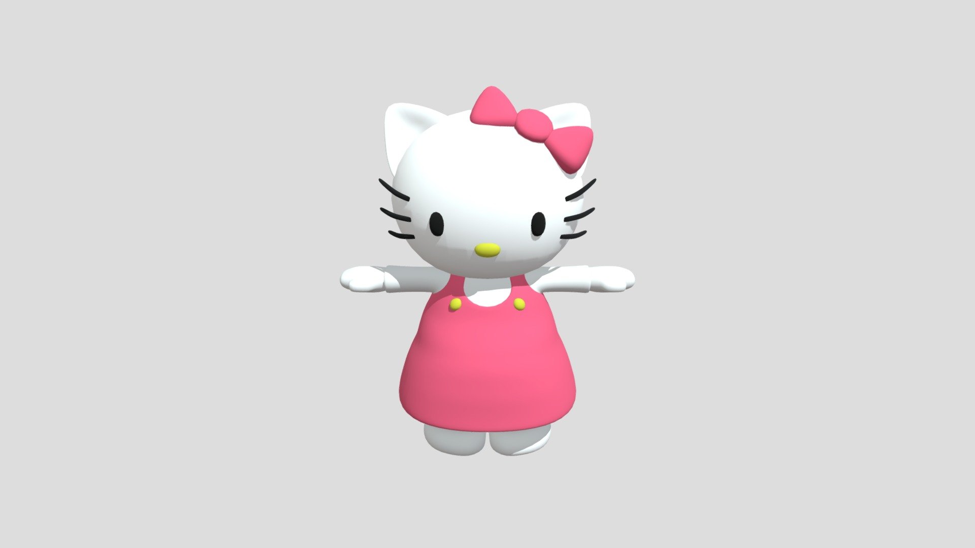 Hecho para una persona muy especial 😍 - HELLO KITTY - Download Free 3D model by gaelinix 3d model