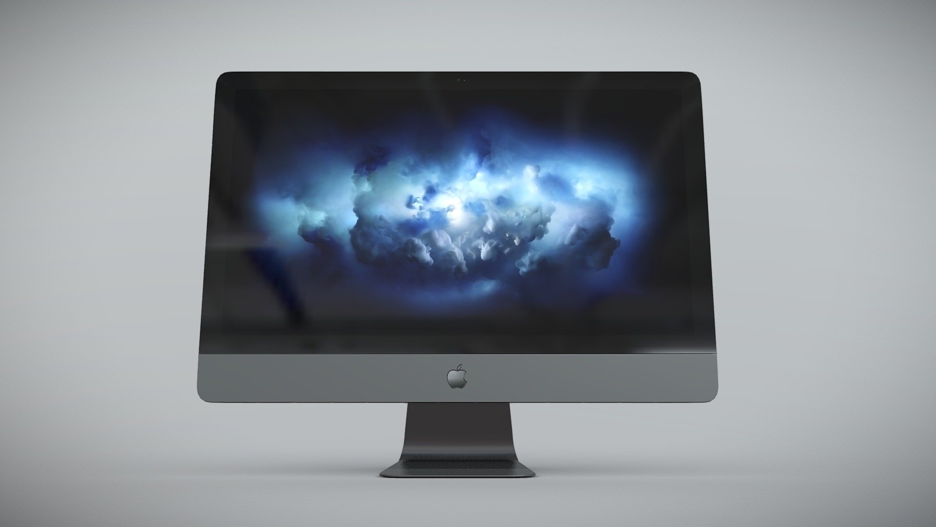 •   Let me present to you high-quality low-poly 3D model Apple iMac Pro with Retina 5K 27inch Display (since 2017 - 2019). Modeling was made with ortho-photos of real computer that is why all details of design are recreated most authentically.

•    This model consists of one mesh, it is low-polygonal and it has only one material.

•   The total of the main textures is 5. Resolution of all textures is 4096 pixels square aspect ratio in .png format. Also there is original texture file .PSD format in separate archive.

•   Polygon count of the model is – 2871.

•   The model has correct dimensions in real-world scale. All parts grouped and named correctly.

•   To use the model in other 3D programs there are scenes saved in formats .fbx, .obj, .DAE, .max (2010 version).

Note: If you see some artifacts on the textures, it means compression works in the Viewer. We recommend setting HD quality for textures. But anyway, original textures have no artifacts 3d model