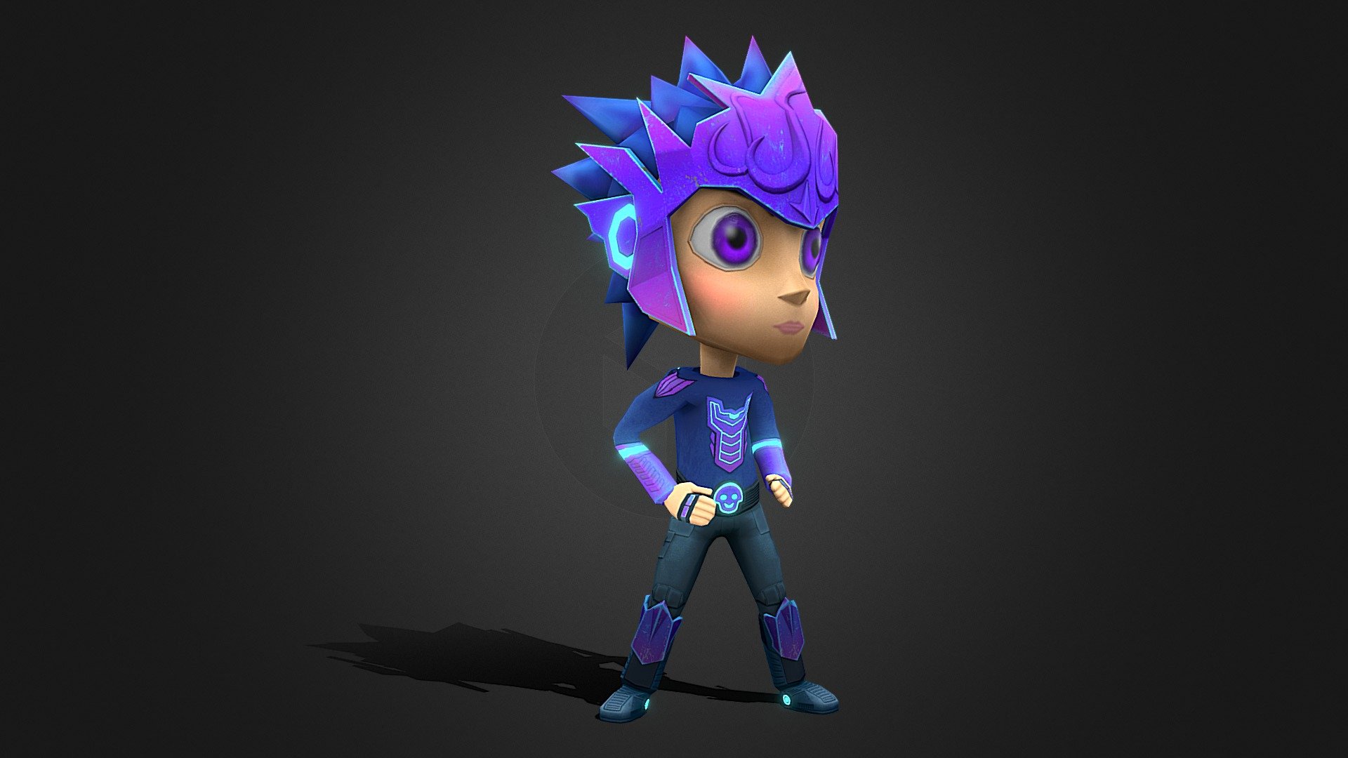 character, game, low poly - character_dance - 3D model by centaurus21 3d model