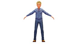 Cartoon High Poly Subdivision Avatar 002 body, volume, toon, leather, dressing, avatar, cloth, shirt, fashion, hipster, clothes, rocker, torso, baked, subdivision, collar, jeans, hood, sweater, casual, mens, cuff, zipper, hoodie, sleeve, sweatshirt, hooded, wear, diffuse-only, denim, blouse, jaket, baked-textures, casual-clothes, pullover, pleats, outerwear, cartoon, man, "clothing", "highpoly", "casualwear"