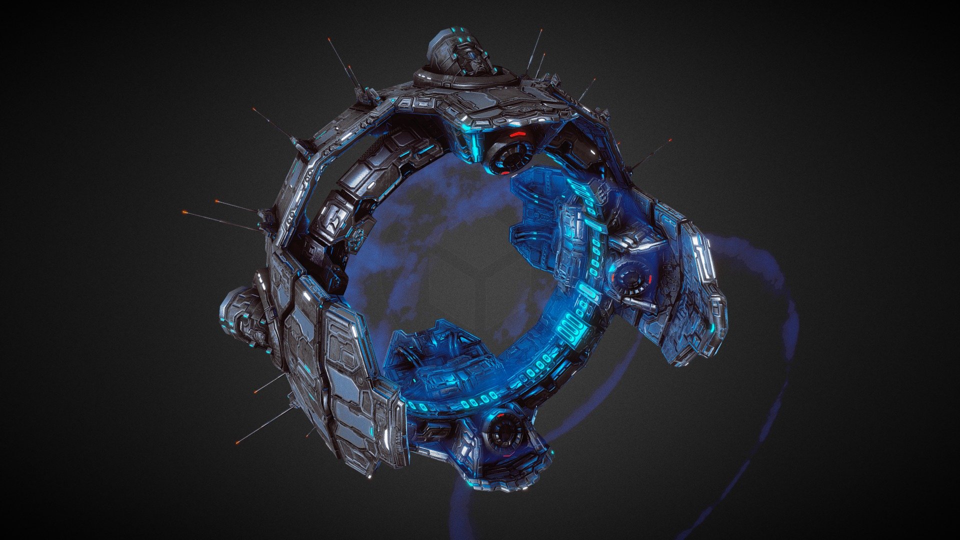 In-game model of a small deployable warp gate built for fast travel between star systems. 



Learn more about the game at http://starfalltactics.com/ - Starfall Tactics — Warp beacon - 3D model by Snowforged Entertainment (@snowforged) 3d model