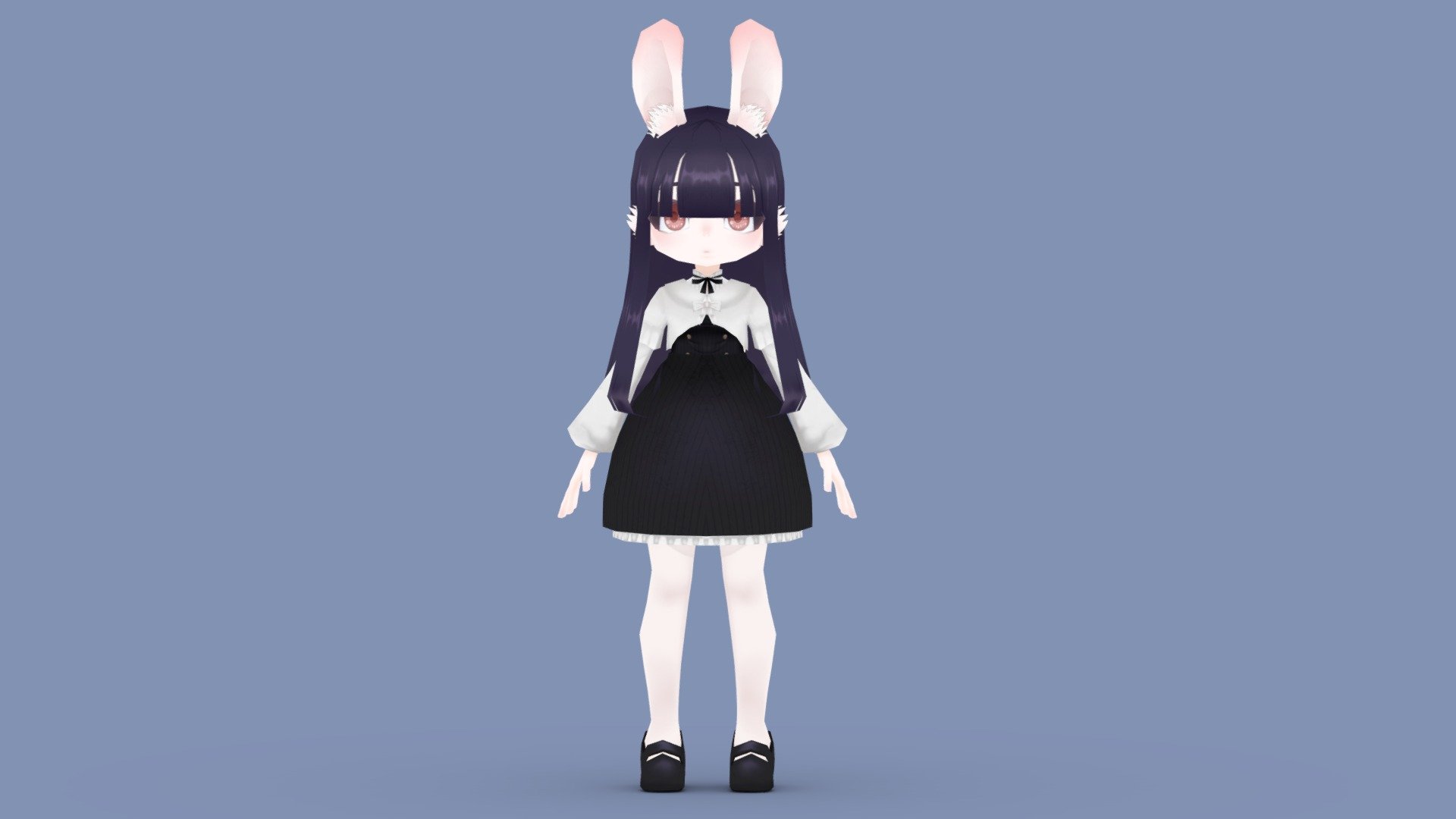 quick 2 day project, not rigged, low poly.

modeled in Maya, textured in substance painter - [Lowpoly][APose] Bunny girl - Download Free 3D model by Kanna-Nakajima 3d model
