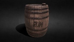 Oak Barrel barrel, oak, rum, woodbarrel, oakbarrel, wood
