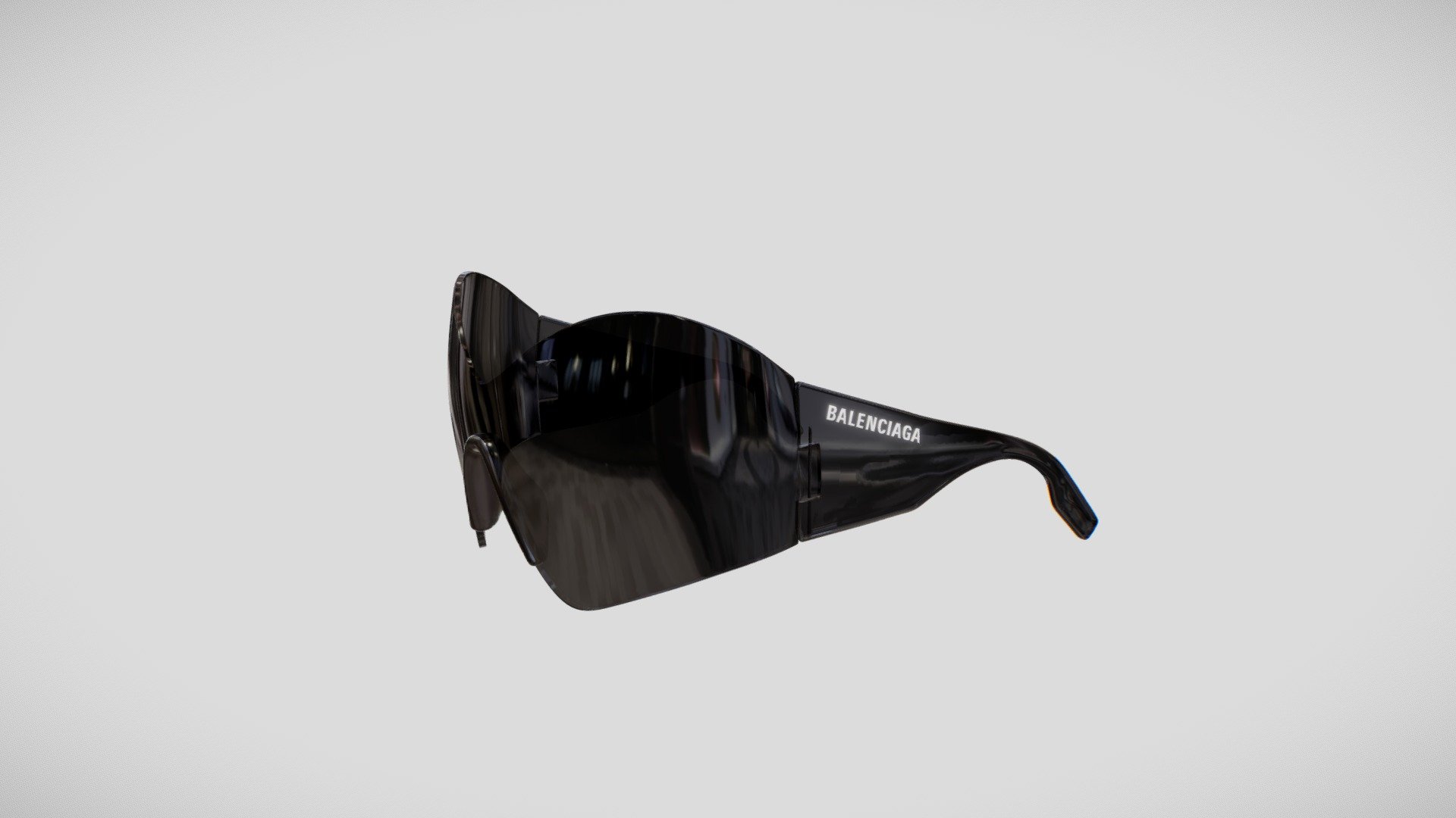 Introducing a stunning high poly 3D model of Balenciaga sunglasses! This meticulously crafted digital replica captures the essence of the iconic eyewear with remarkable detail and precision. From the sleek and contemporary frame design to the exquisite texture and finishes, every element has been faithfully recreated to showcase the sunglasses' sophisticated style. Whether you're a fashion enthusiast, a 3D artist, or simply appreciate exceptional craftsmanship, this Balenciaga sunglasses model is sure to captivate and elevate your visual experience 3d model