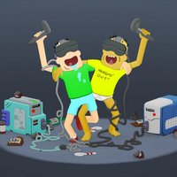 Squanchtendo Virtual Reality virtual, and, reality, rick, occulus, morty, vive, squanchtendo, cartoon