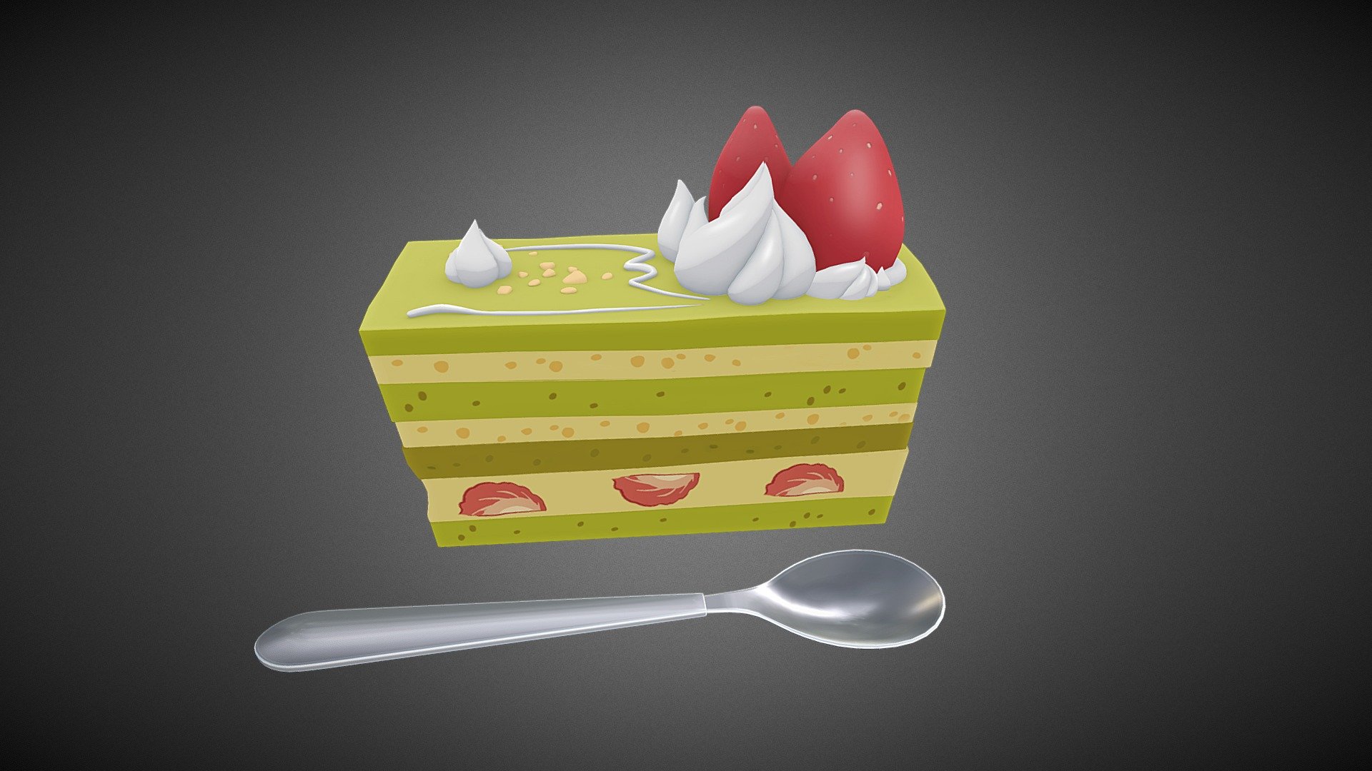 Cake - Buy Royalty Free 3D model by misitewang 3d model