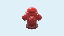 Stylised Fire Hydrant stylised, fire, hydrant, firehydrant, substancepainter, substance, maya, 3d