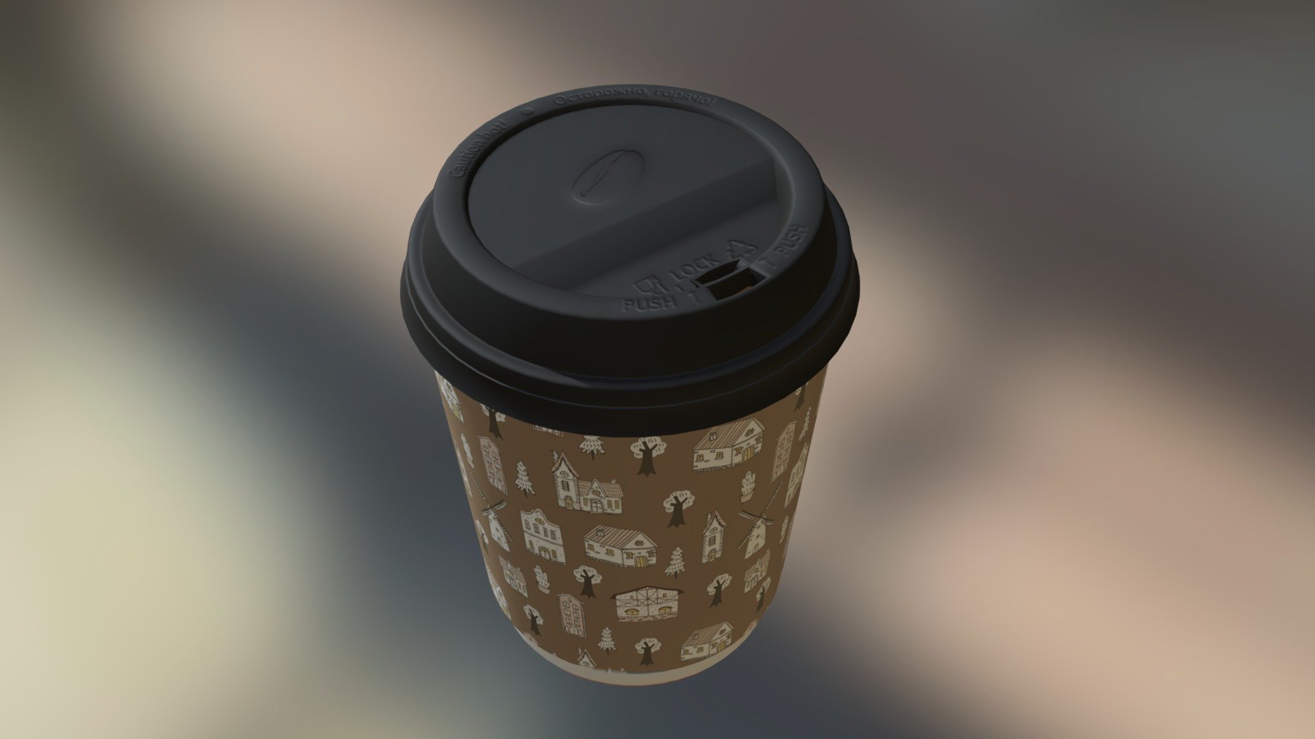 You can take this cup with you on a rainy warm autumn day.

Again just learning texturing.
Icons and normal maps are made in Ph 3d model