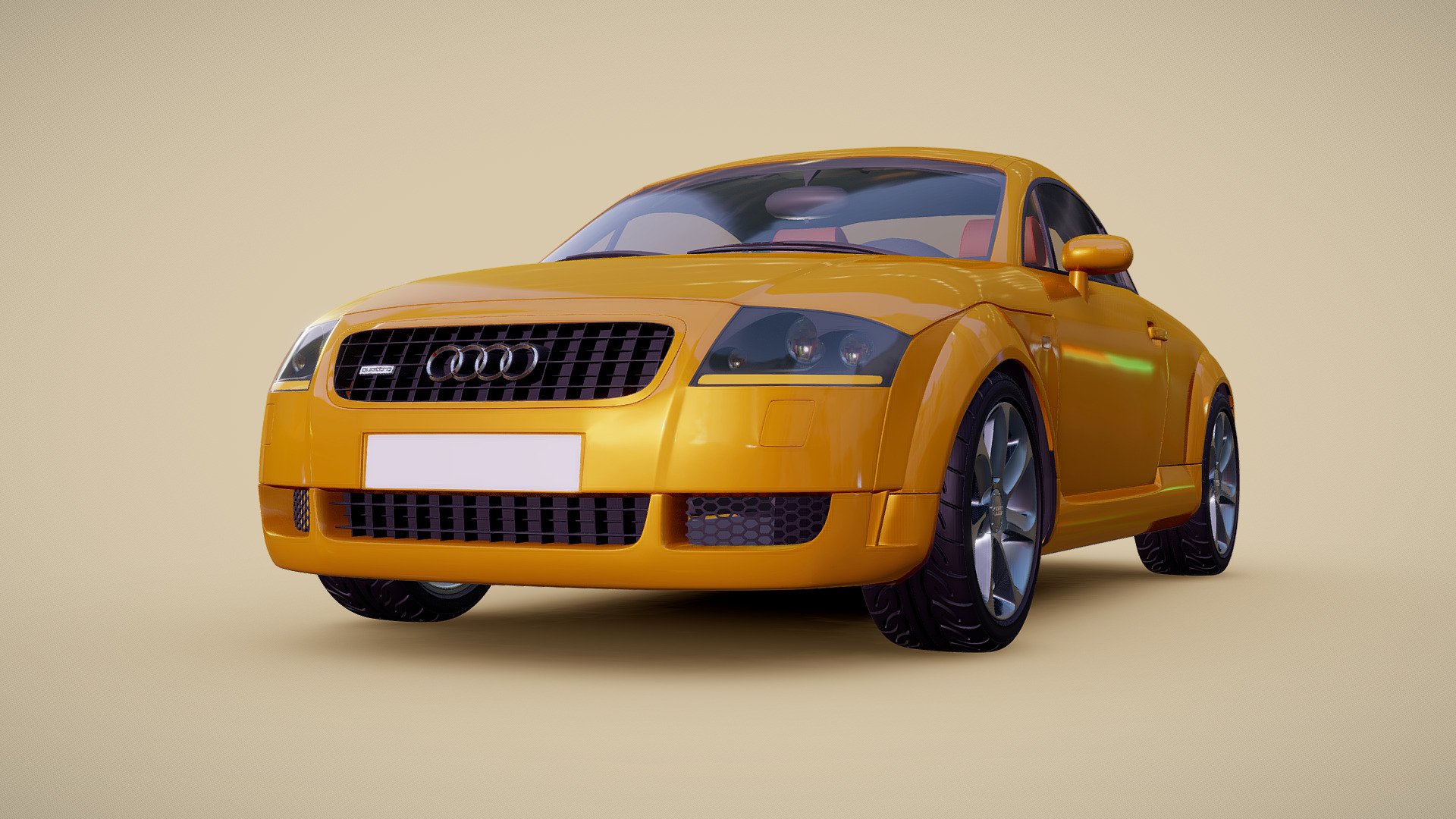 My very first car model that i never quite finished and most likely never will 3d model