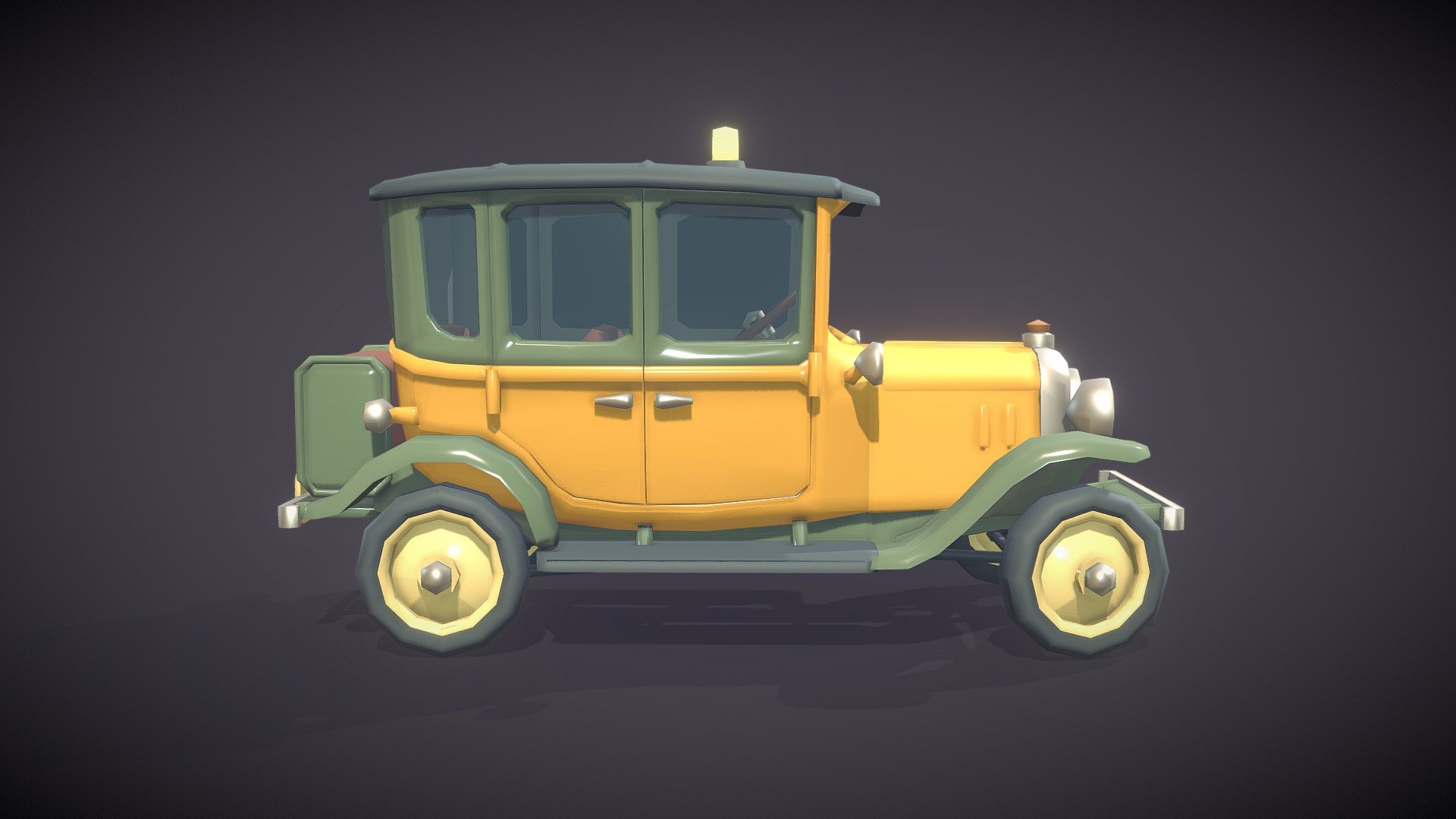 One of the cars form Hot Rod Constructor package 3d model