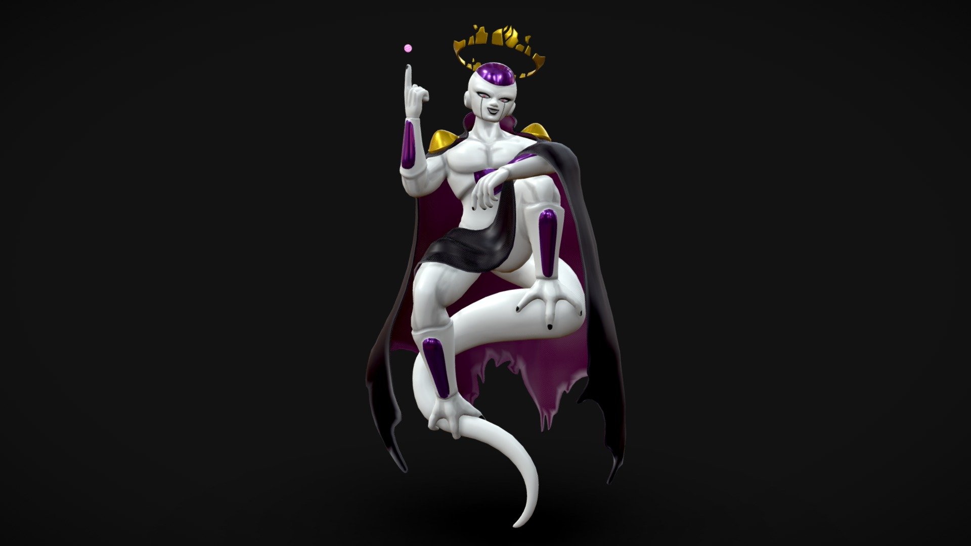 The Emperor Frieza.
Based on the concept of artist Geoffrey Daigon 3d model