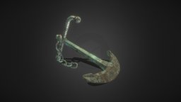 Old Bronze Anchor