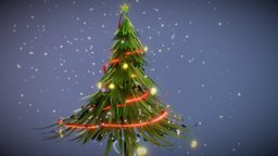 christmas tree tree, santa, christmas, claus, tiltbrush, openbrush