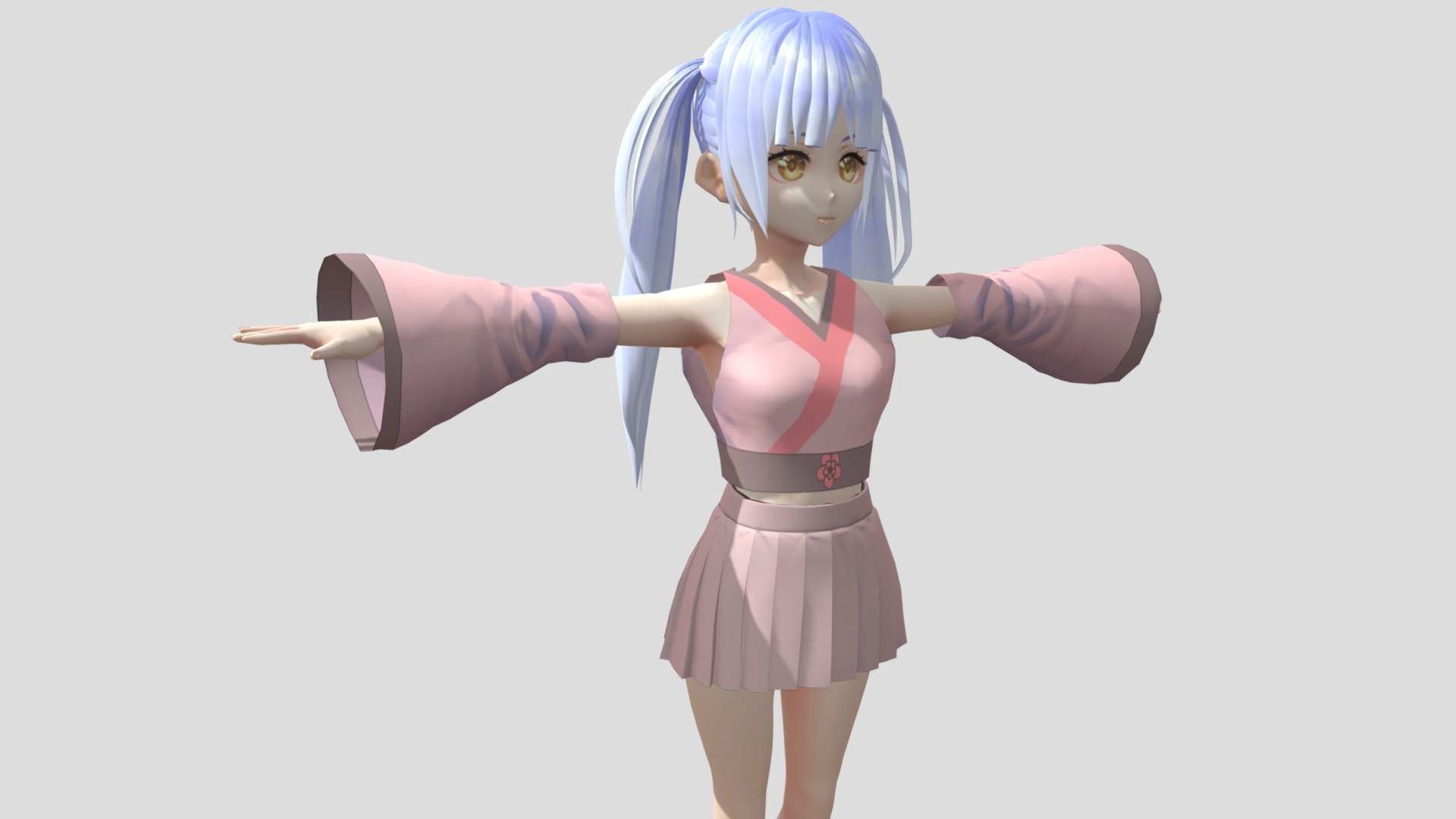 Model preview



This character model belongs to Japanese anime style, all models has been converted into fbx file using blender, users can add their favorite animations on mixamo website, then apply to unity versions above 2019



Character : Suzuran

Verts:20765

Tris:29522

Fourteen textures for the character



This package contains VRM files, which can make the character module more refined, please refer to the manual for details



▶Commercial use allowed

▶Forbid secondary sales



Welcome add my website to credit :

Sketchfab

Pixiv

VRoidHub
 - 【Anime Character / alex94i60】Suzuran (V2) - Buy Royalty Free 3D model by 3D動漫風角色屋 / 3D Anime Character Store (@alex94i60) 3d model