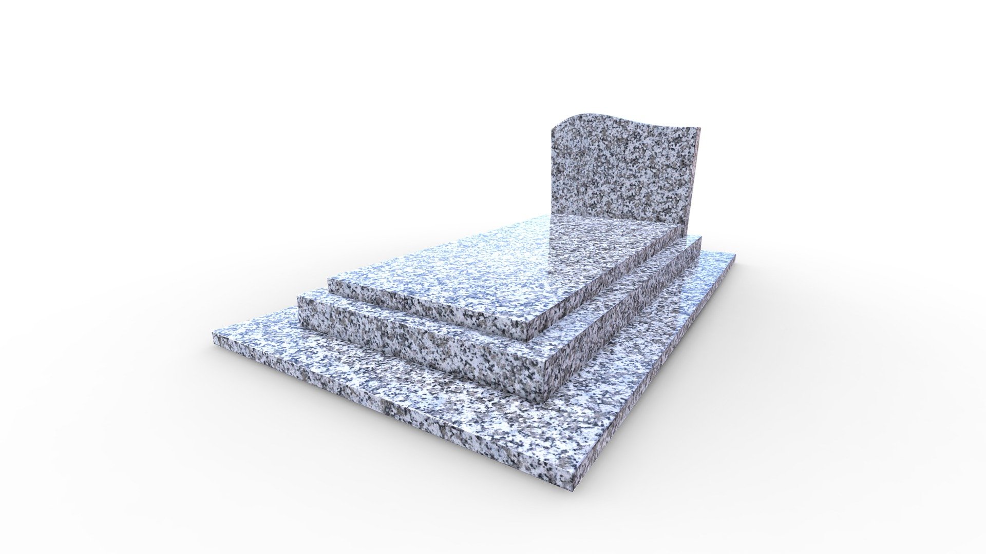 Découvrez dès maintenant notre pierre tombale “Fino”, composé d’une stèle en doucine, d’une tombale plate et d’un soubassement aux épaisseurs cossues 3d model
