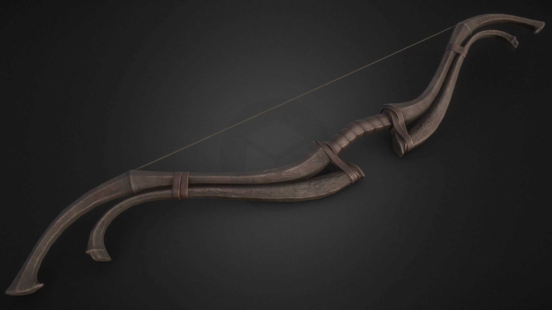 Old bow low poly model.

2k textures. (512 bowstring) Total polycount 8316 tris.

Model created on Blender and ZBrush. Textured with Substance Painter 3d model