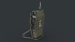 Military radio Clansman RT320-L prop, electronics, station, military, war, radio