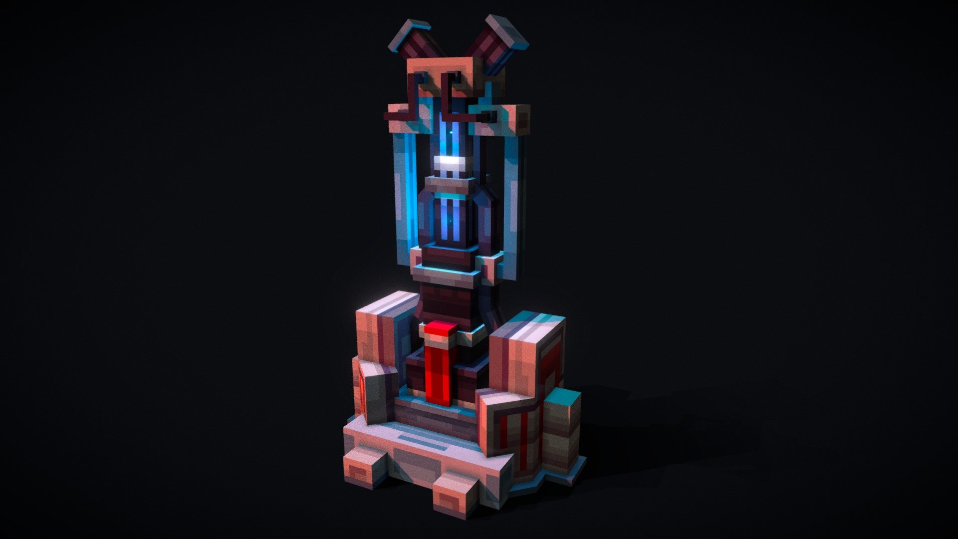 Laser tower - 3D model by Maks - Art (@maksart1) 3d model