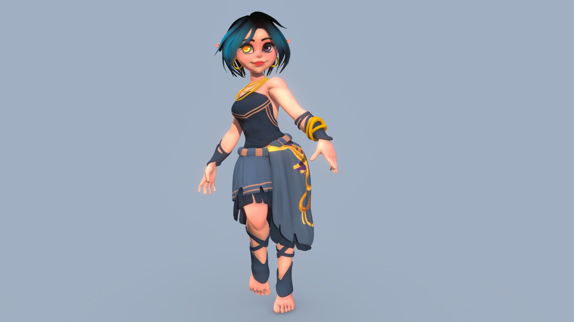 My fanart base on a great concept by Qifeng Lin (artstation). I loved the cuteness of this character and decided to make her in 3D.

Full details at my portfolio page: https://www.artstation.com/tuananhrobert - Oliver (fanart) - 3D model by tuananhrobert 3d model