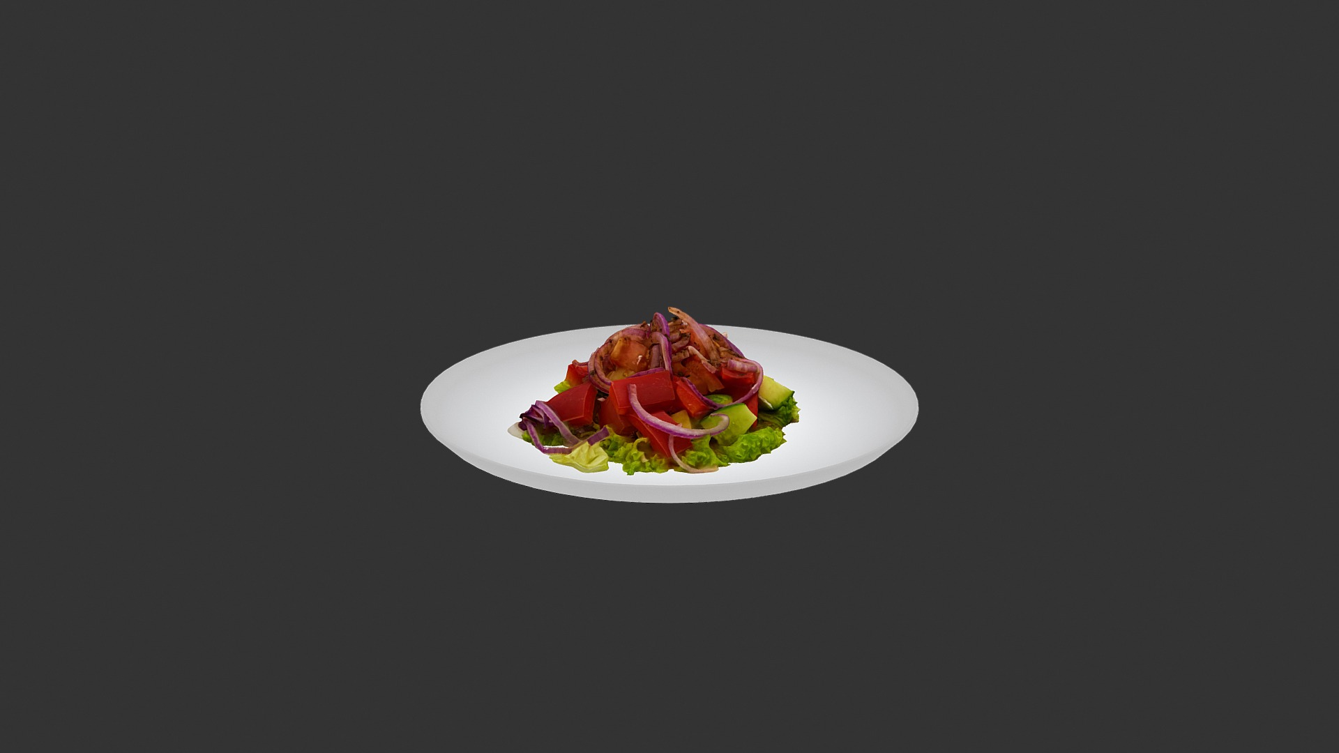 Vegetable Mix Salad - 3D model by alex.alexandrov.a 3d model
