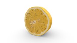Half Lemon tree, fruit, yellow, lemon, sour, photogrammetry, model-130