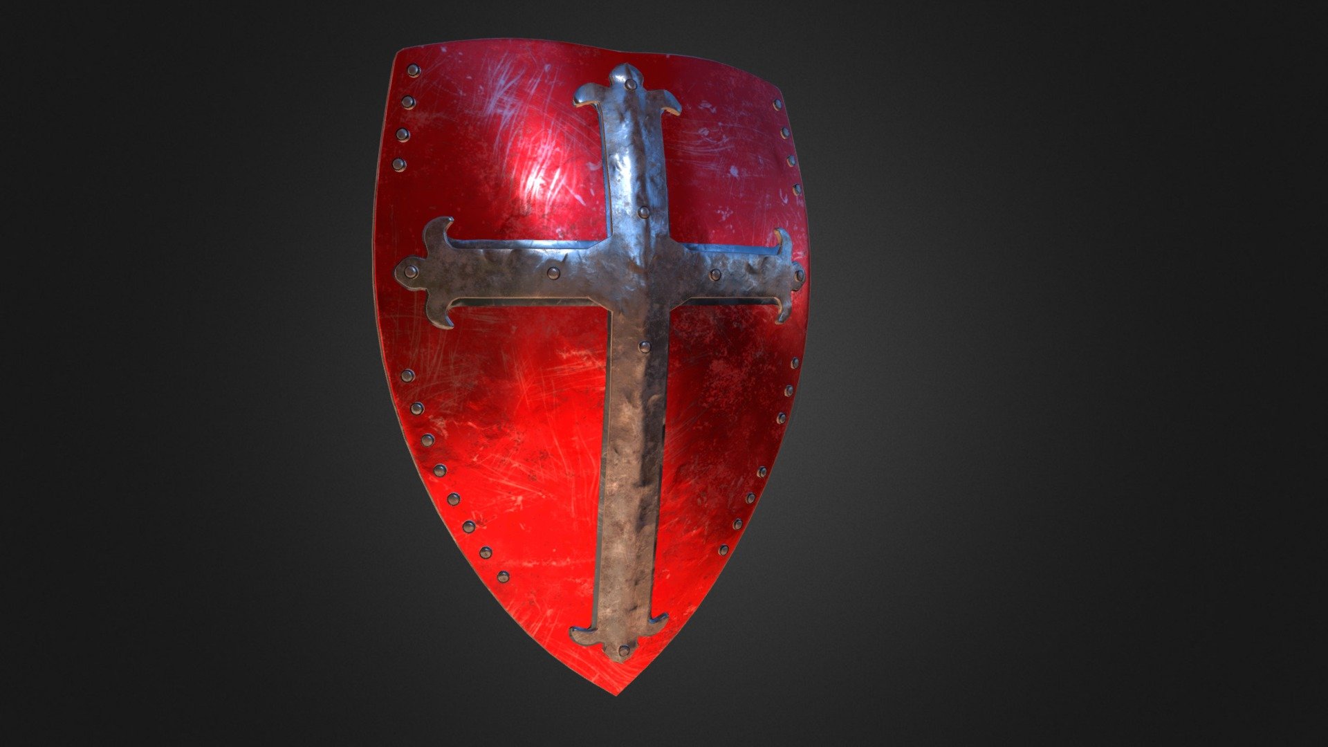 Modeled and UV map created in Maya, textured in Substance Painter 3d model