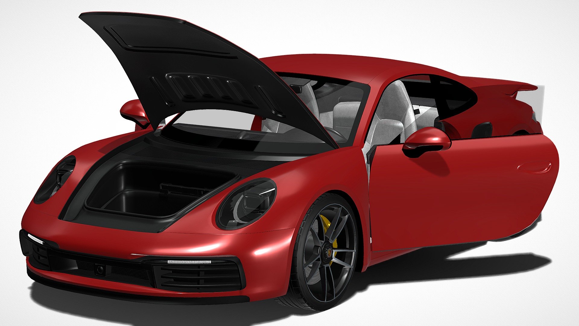 A highly detailed 3D model of the Porsche 911 Turbo S (2021) created by Elite Models




Blend.(Native) - in this file you can find a model without subdivision, and if you want you can increase the smoothing or decrease. Also in the Blend file you will find an animation of the opening of the doors and hood of the car.

All textures were included in this file, but you can also use the glb file - in this file, the textures are already attached to the model.

About 3D model:




Highly detailed car model.

Highly detailed interior of the car

Suitable for use in games/renders

Thank you for purchasing our models! - Porsche 911 Turbo S 2021 - Buy Royalty Free 3D model by Elite Models (@Elite-Models) 3d model