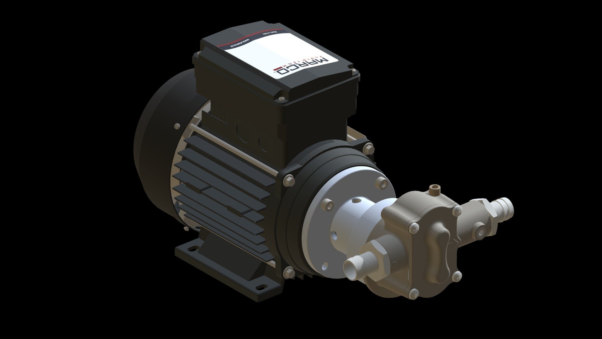 UP14/OIL-AC pump for oil
Self-priming electric pumps with helical bronze gears for transferring lubricating oils and viscous liquids. Nickel-plated brass body and stainless steel shaft 3d model